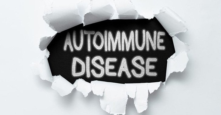 Autoimmune Disease - punching through paper