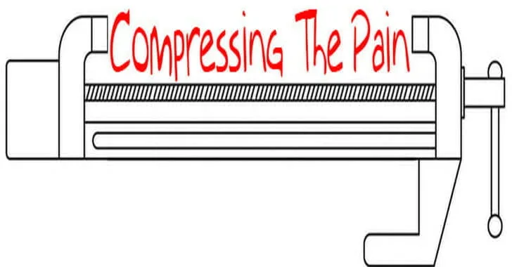 compressing the pain