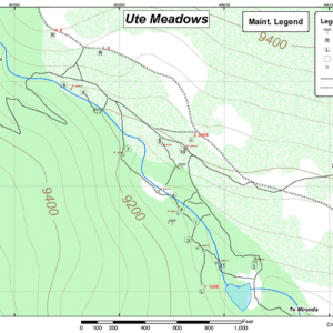 Ute Meadows Camp Map