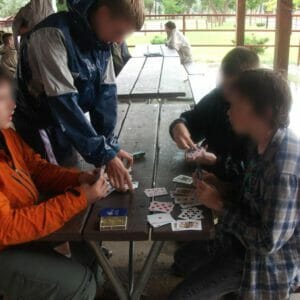Crew playing cards
