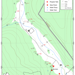Dean Cow Camp Map Dean Cow Camp Map