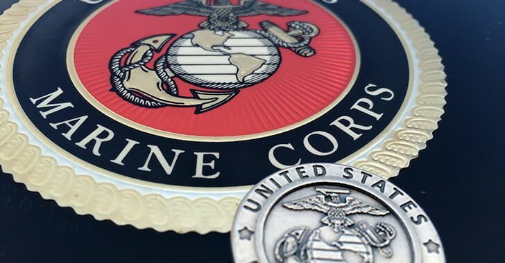 USMC2 USMC seal and challenge coin