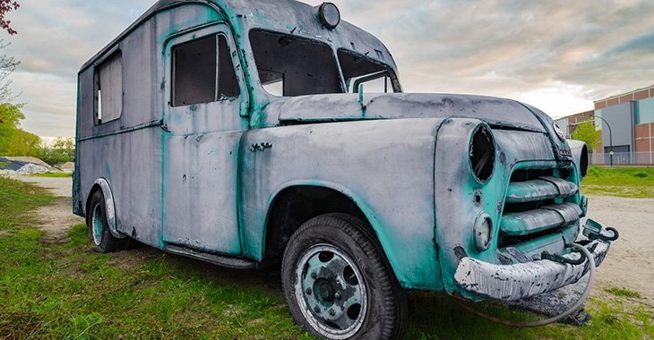Old Dodge Ambulance