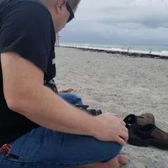 Average Joe playing the sand Melbourne Beach Average Joe playing the sand Melbourne Beach