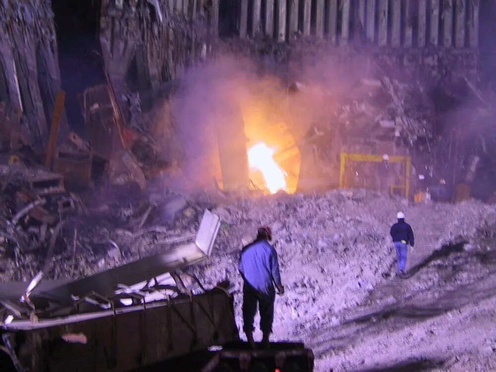 The debris