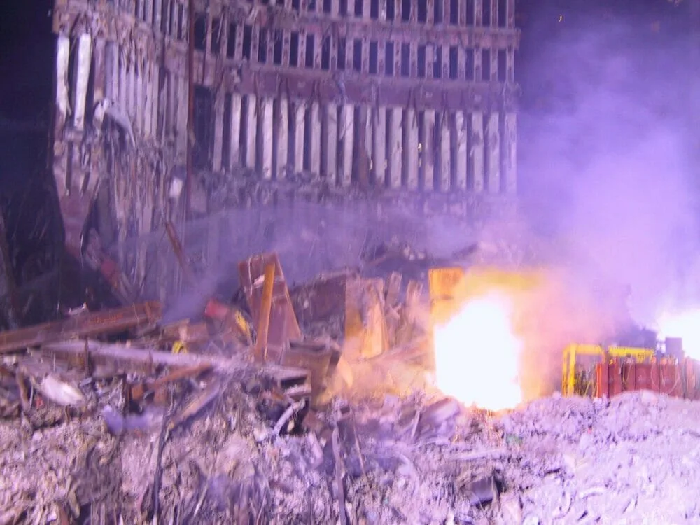 The debris
