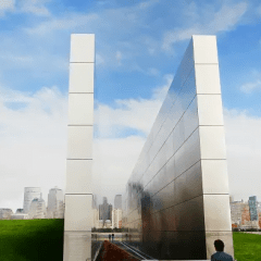 "Empty Sky Memorial" in Jersey City, New Jersey