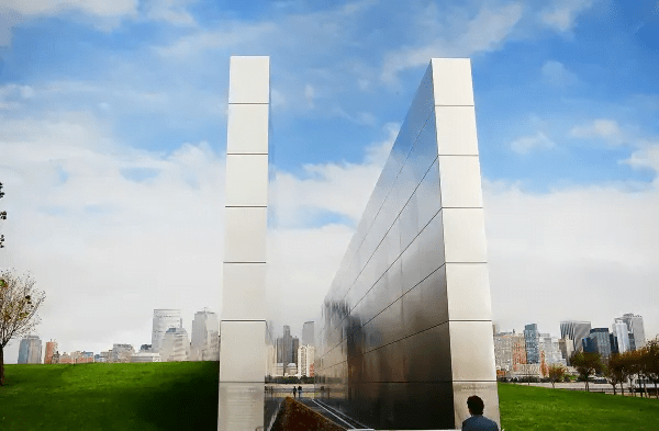 "Empty Sky Memorial" in Jersey City, New Jersey
