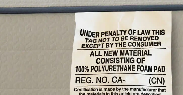 Mattress Tag - Do not remove