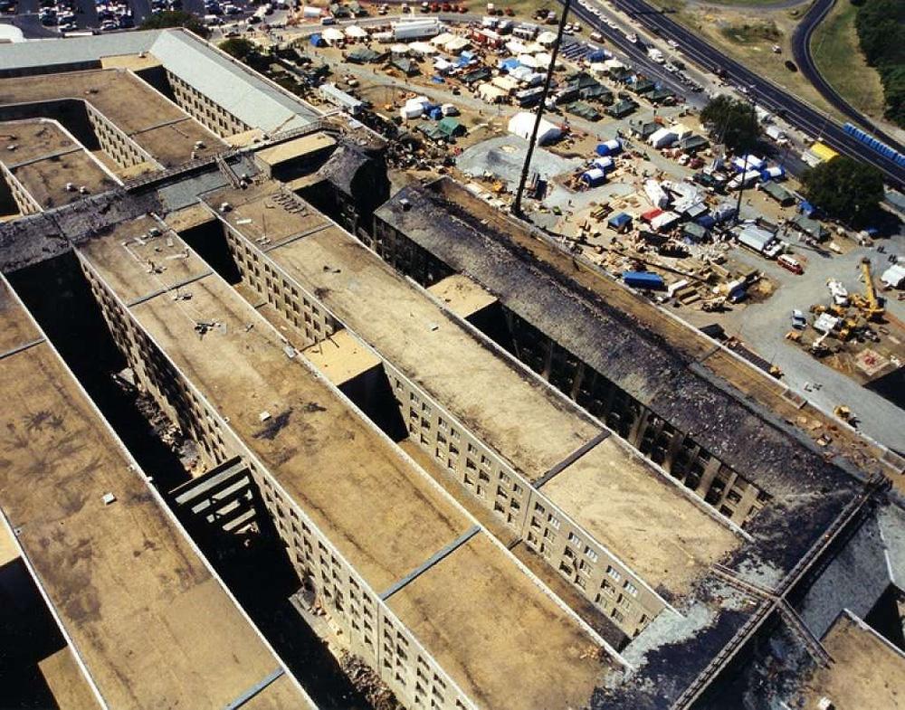 The Pentagon from a drone