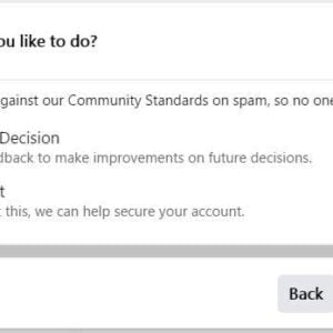 Facebook removed post
