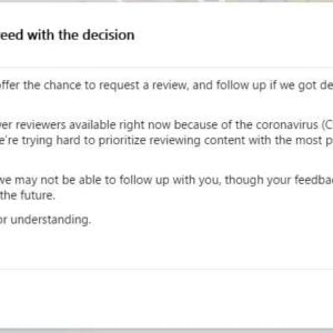 Facebook removed post