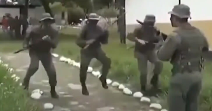 Venezuelan military waiting for orders