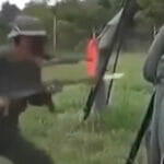 The Venezuelan military being really scary