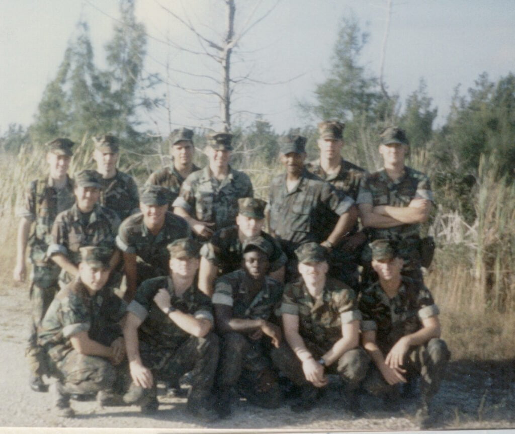 Me and some of my fellow Marines in 1989