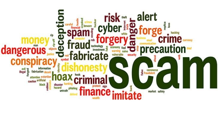 SCAM Word Cloud
