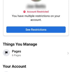I got restricted I got restricted