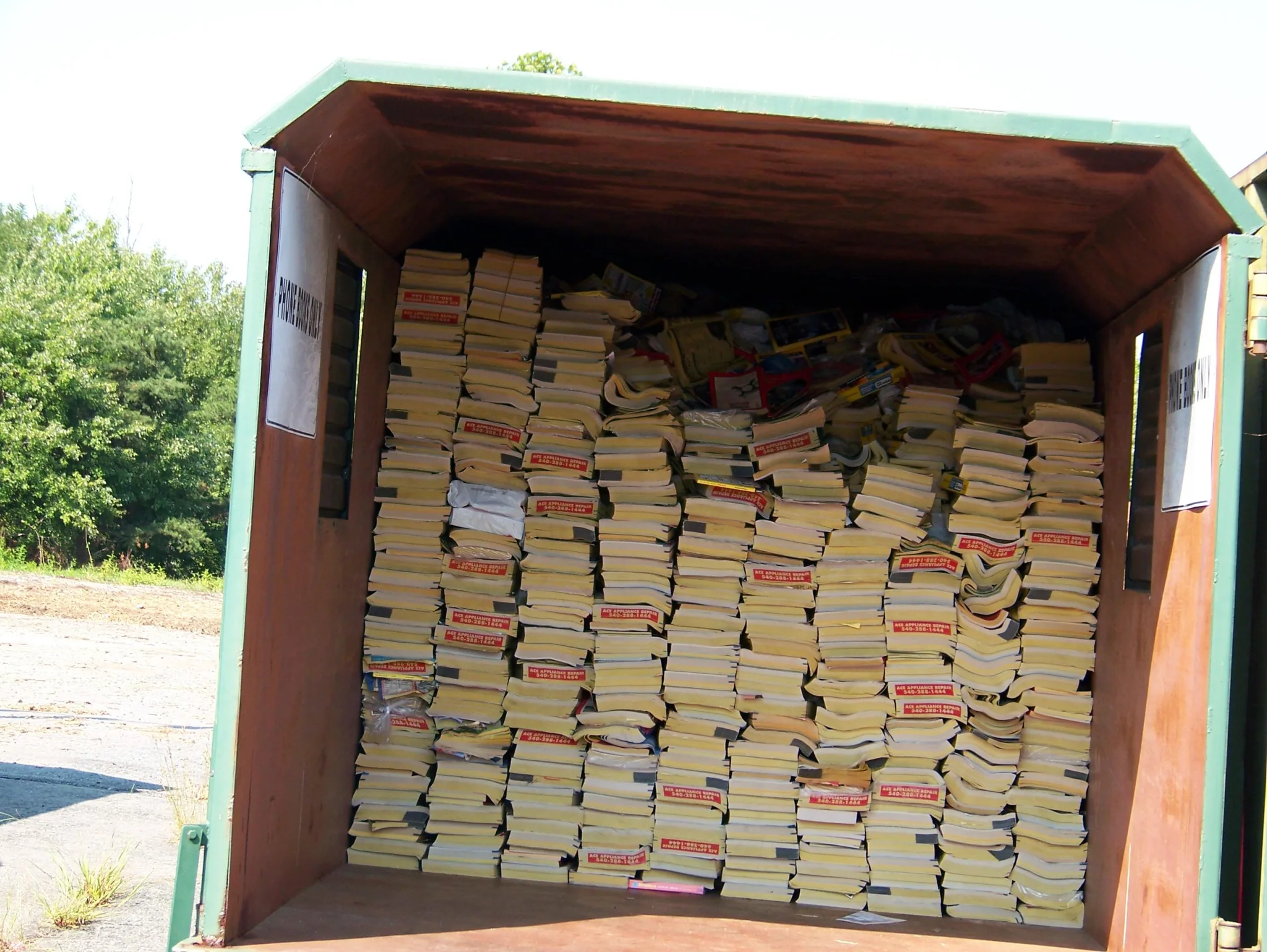 Phone Book Recycling