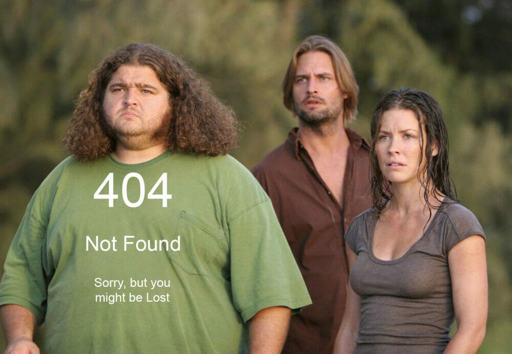 404 - Not Found - Sorry, but you might be lost