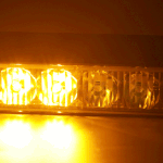 Yellow flashing light