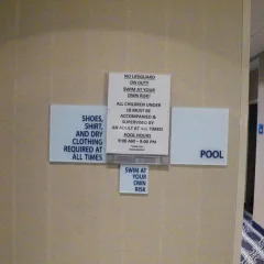 Dry clothes at the pool?