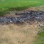 Supposedly Flight 93 crash site