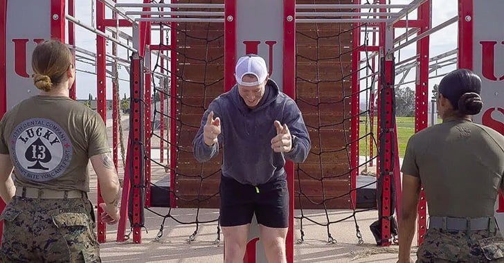 Youtuber and Navy veteran Austen Alexander, Navy Marine Female