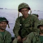 The Marines on one of the LVT-006 The Marines on one of the LVT