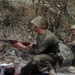 Marines on the island Marines on the island