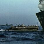 A LVT leaving the USS Sedgwick County (LST-1123) A LVT leaving the USS Sedgwick County (LST-1123)