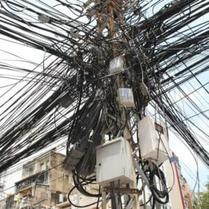 Phone and power mess Phone and power mess