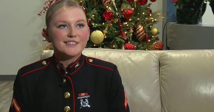 PFC Hoppe - Marine graduated with broken hips