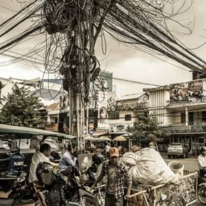 Phone and power mess Phone and power mess