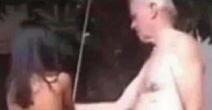 Screen shot from adult video, supposed to be President Biden and his daughter Ashley