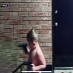 Doorbell camera video of child playing with a loaded handgun