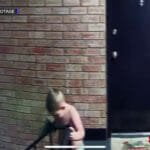 Doorbell camera video of child playing with a loaded handgun