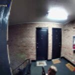 Doorbell camera video of child playing with a loaded handgun