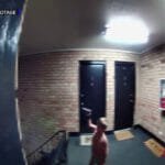 Doorbell camera video of child playing with a loaded handgun