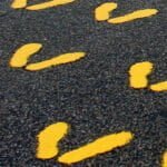 USMC MCRD Yellow Footprints