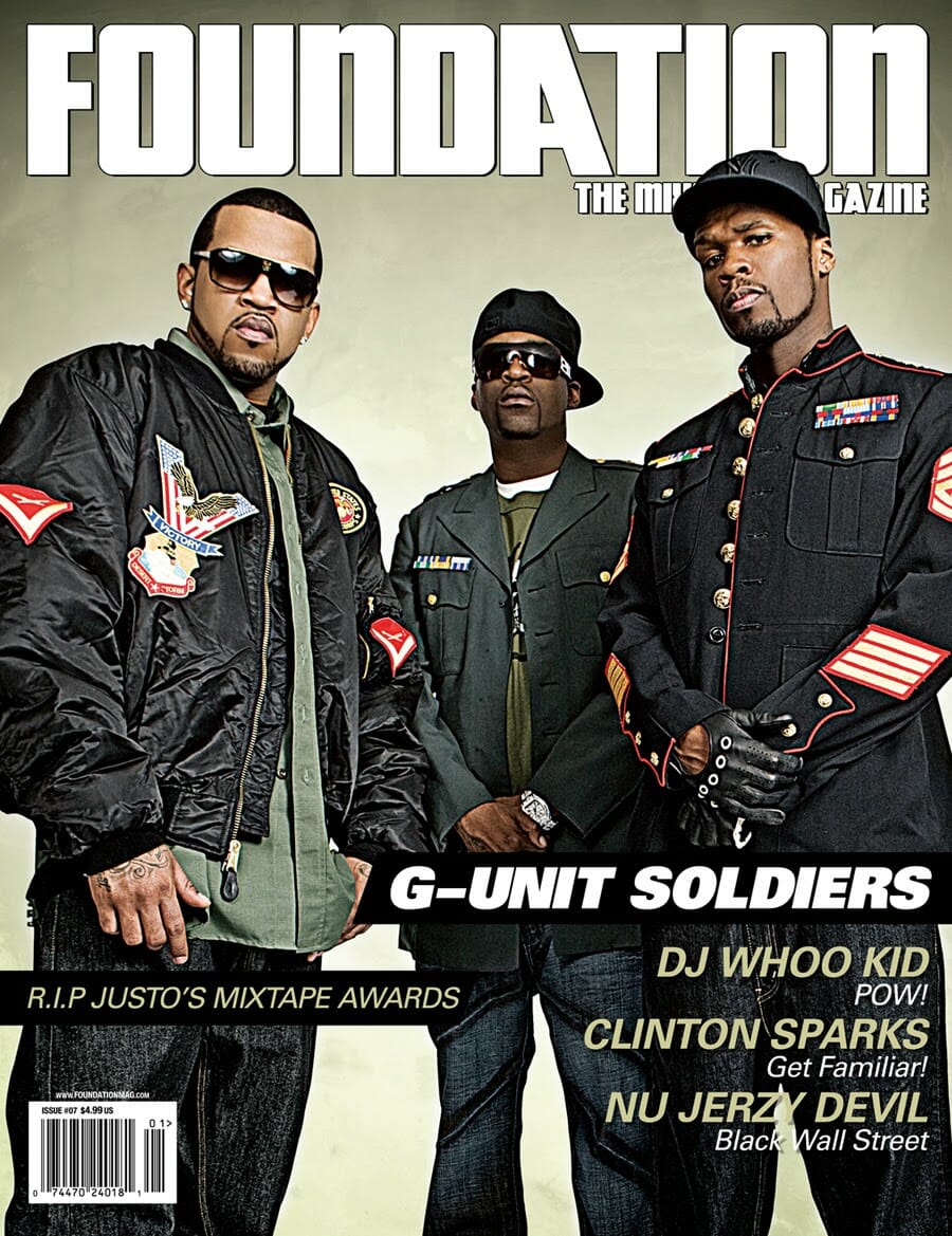 G-Unit Soldiers on the cover of Foundation