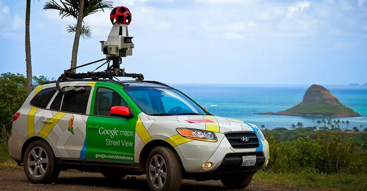 Google maps Street view car