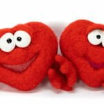 Happy Valentine’s – Two smiling hearts Happy Valentine's - Two smiling hearts