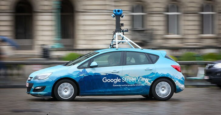 Google maps street view car