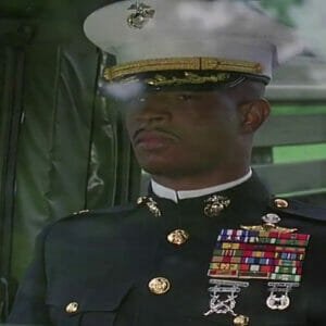 Major Payne on his way to the academy