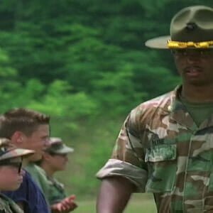 Major Payne meeting the green boys