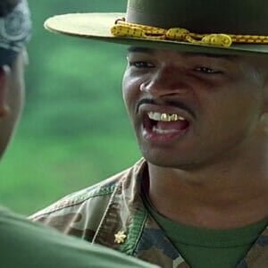 Major Payne meeting the green boys