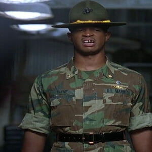 The cadets moving into the barracks