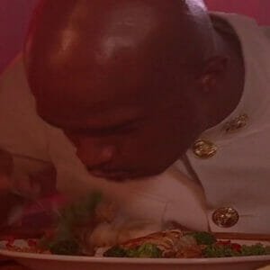 Eating fast at dinner date