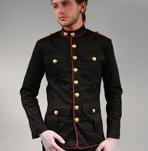 Military Jacket with Gold Buttons - $77.88