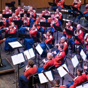 The United States Marine Band, conducted by Assistant Director Maj. Ryan J. Nowlin